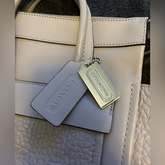 Coach gray leather handbag - Picture 4 of 12